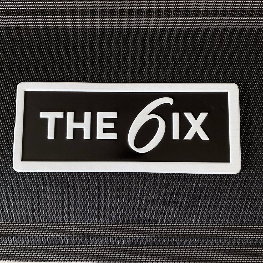 “THE 6IX" (The Six) Rectangle Metal Sign - Toronto